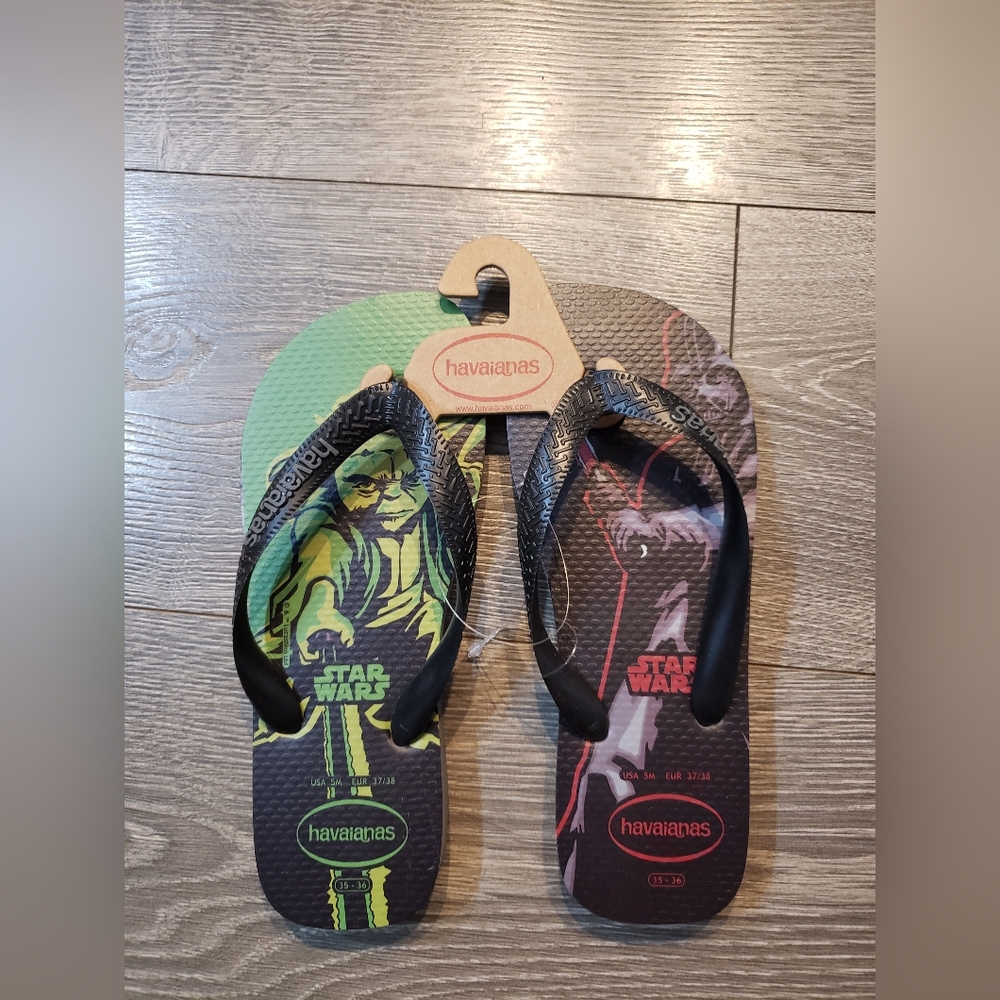 New Starwars Havainas flip flops